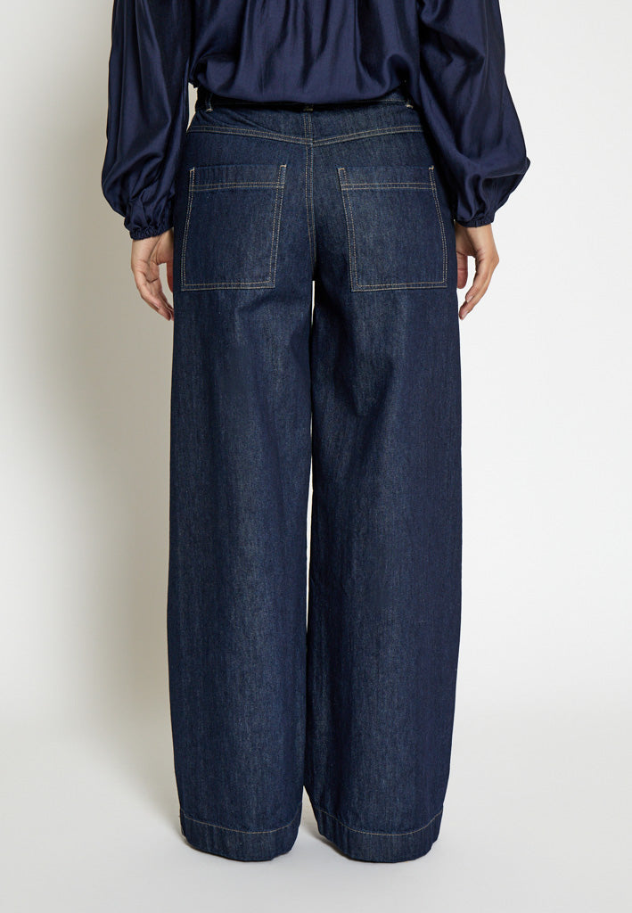 Peppercorn PCJuliana Denim Pant Pant 9610 Mid Blue Denim