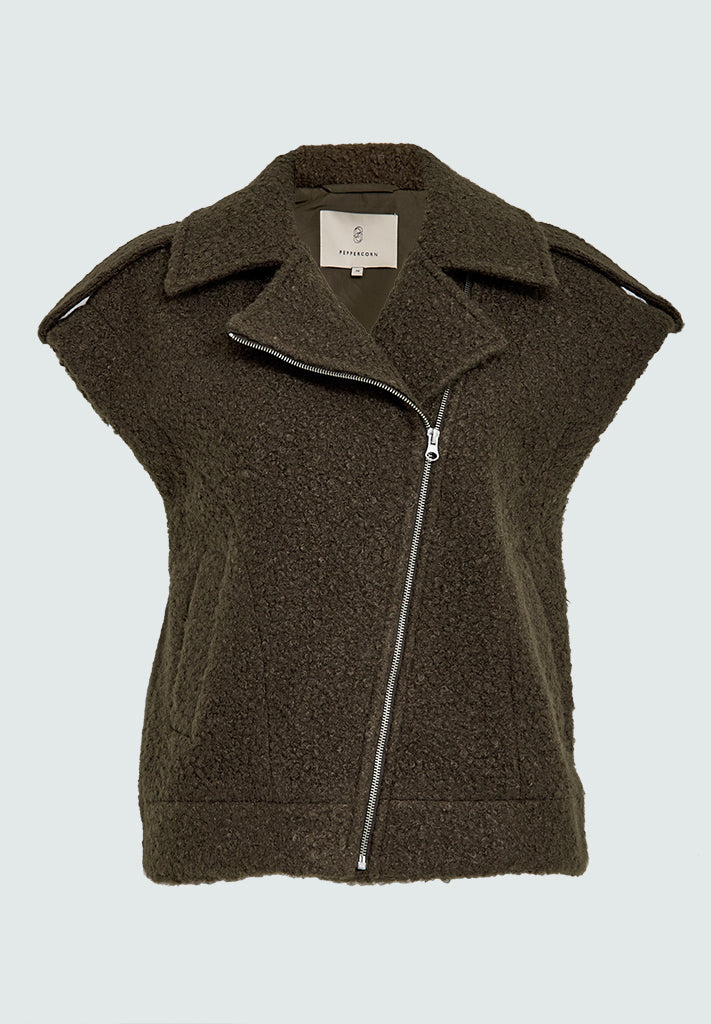 Peppercorn PCJune Vest Vest 5020 CROCODILE GREEN
