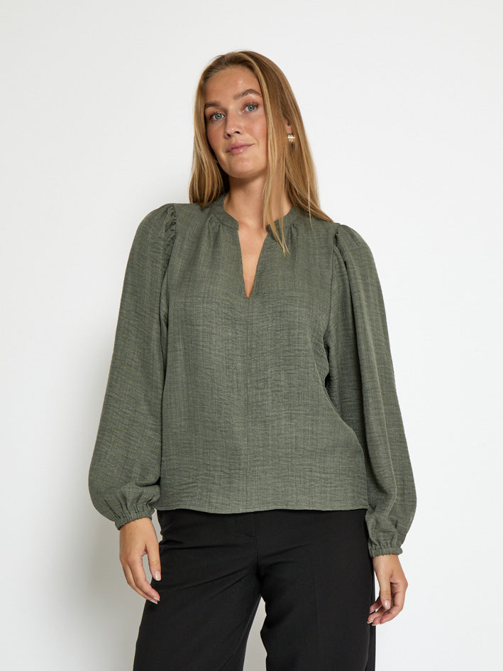 Peppercorn PCKaitlyn Blouse Blouse 3627M Grape Leaf melange