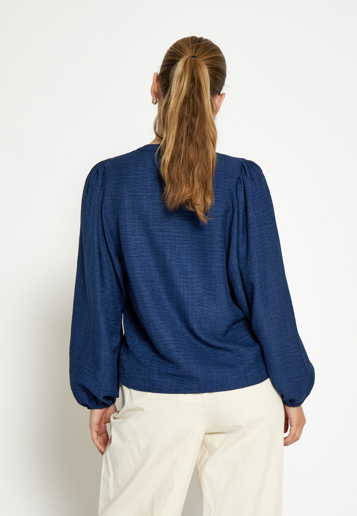 Peppercorn PCKaitlyn Blouse Blouse 5270M Black Iris melange