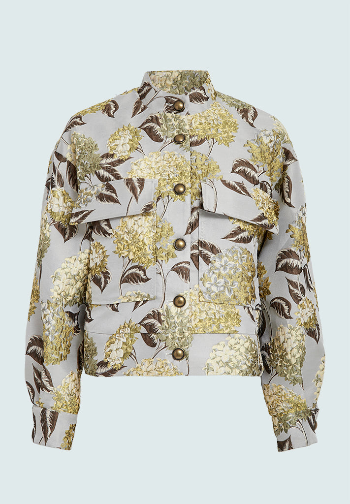 Peppercorn PCKaiza Jacket Jacket 2206J Fog Sand Jacquard