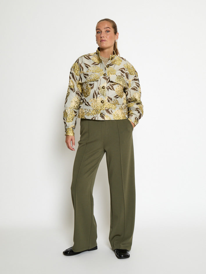 Peppercorn PCKaiza Jacket Jacket 2206J Fog Sand Jacquard