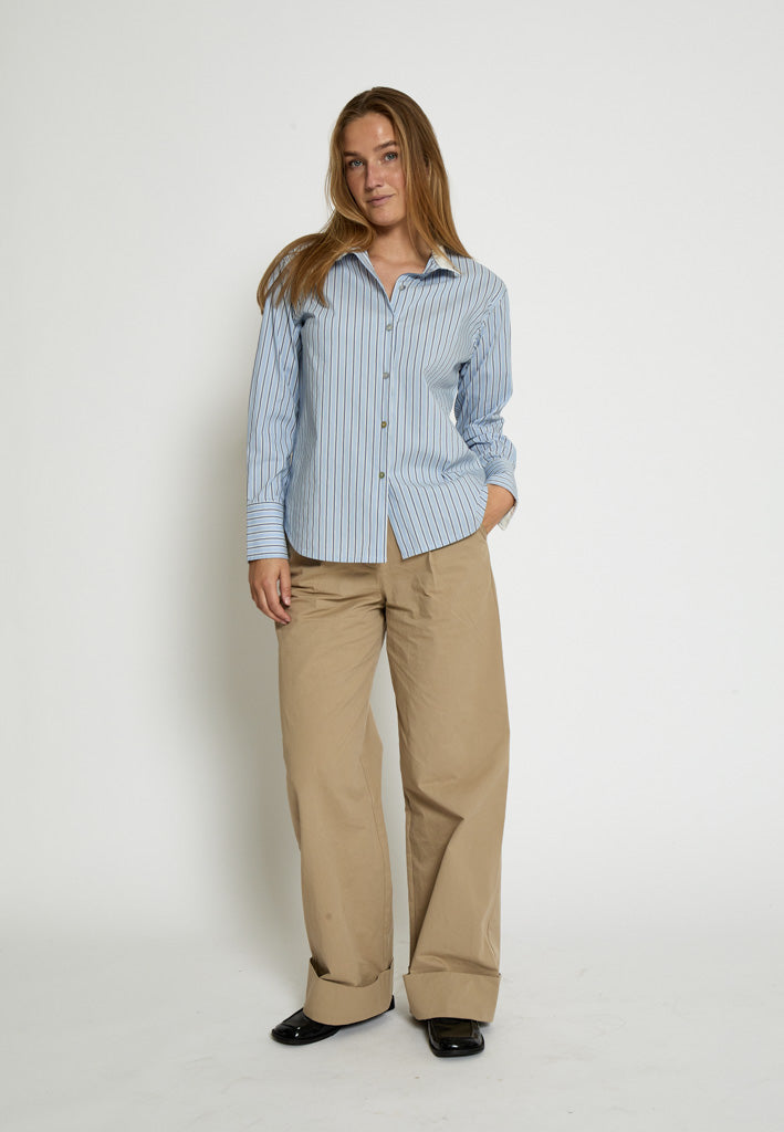 Peppercorn PCKassie Shirt Shirt 0202S Whitecap Str.