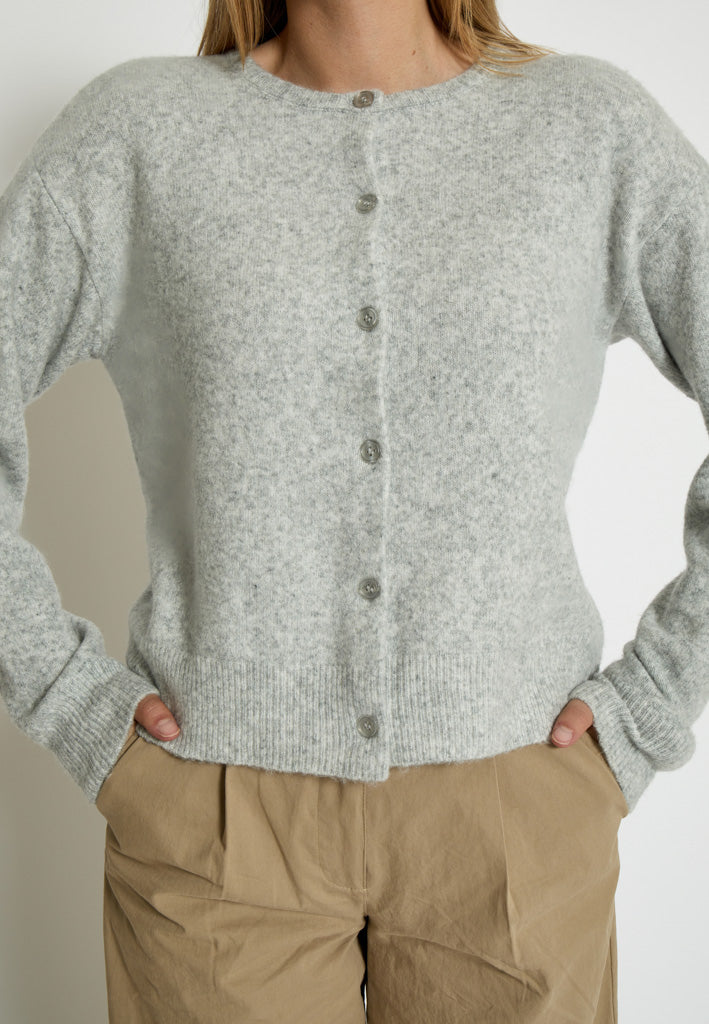 Peppercorn PCKate Cardigan Cardigans 112M Light Grey Melange