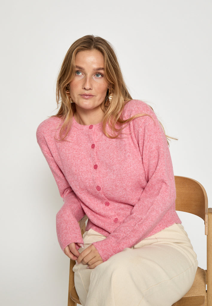 Peppercorn PCKate Cardigan Cardigans 4123M Cashmere Rose Melange