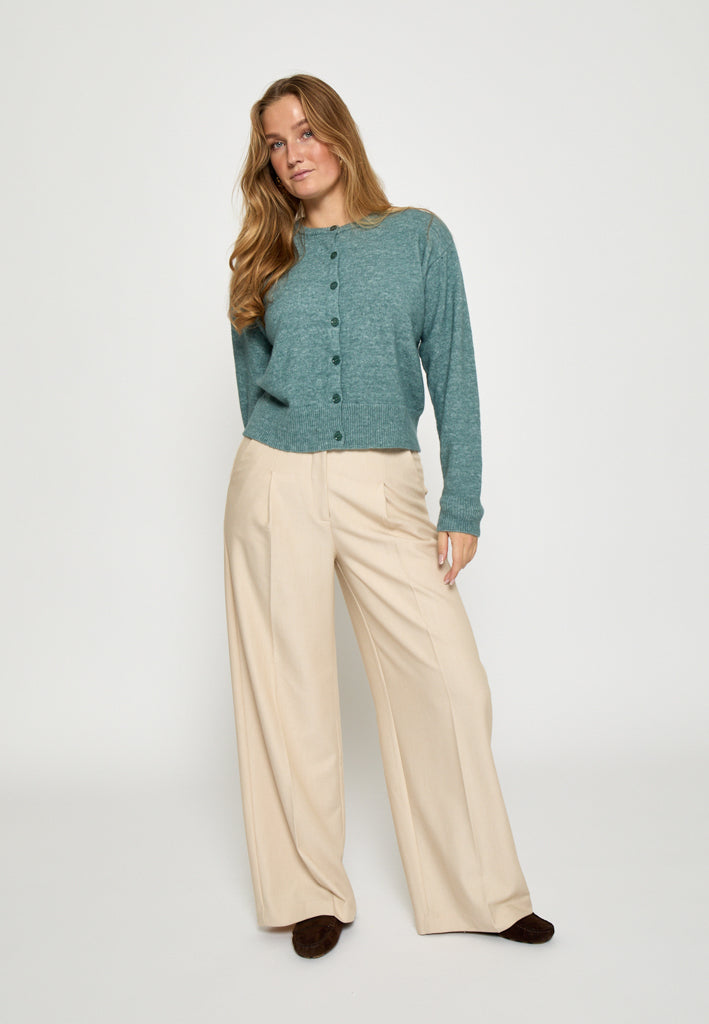 Peppercorn PCKate Cardigan Cardigans 480M North Atlantic Mel.