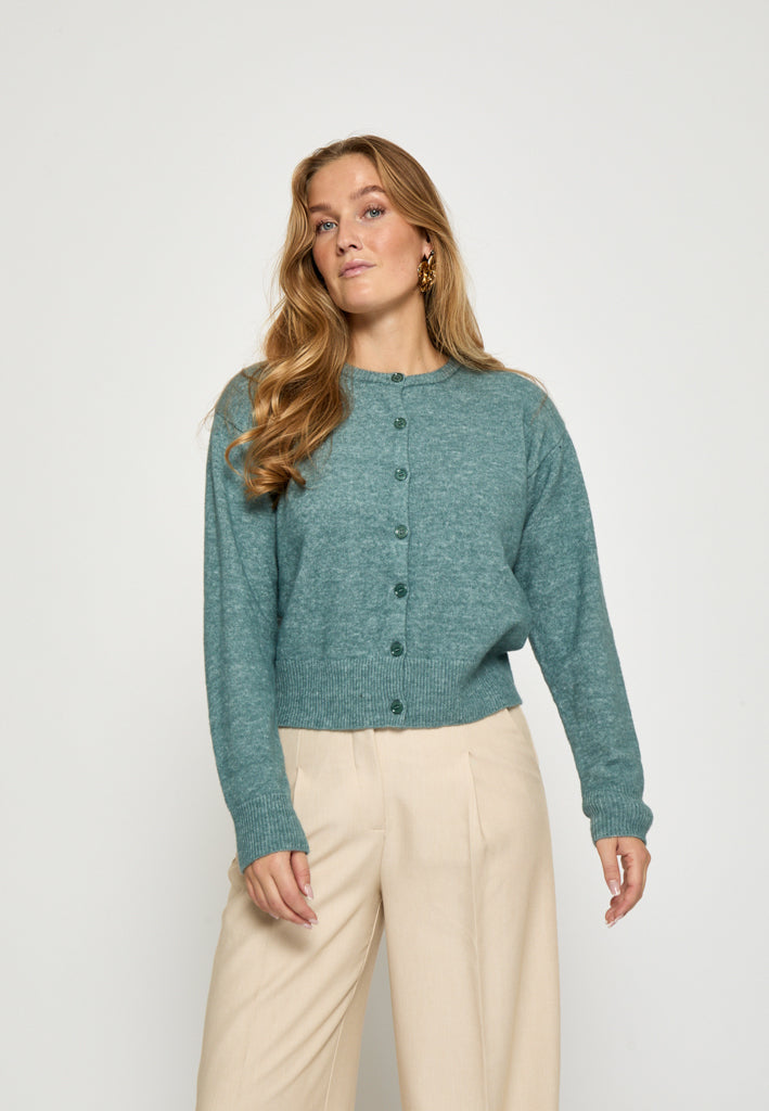 Peppercorn PCKate Cardigan Cardigans 480M North Atlantic Mel.