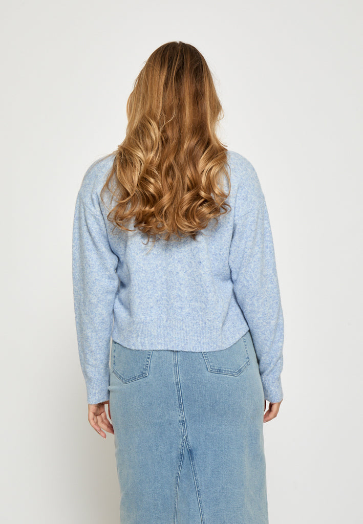 Peppercorn PCKate Cardigan Cardigans 7015M Hydrangea Melange