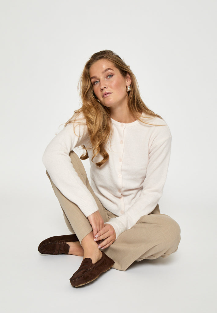 Peppercorn PCKate Cardigan Cardigans 7019M Shrinking Violet Melange