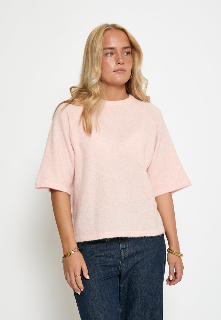 Peppercorn PCKate Knit Blouse Blouse 4030M Pearl Blush Melange