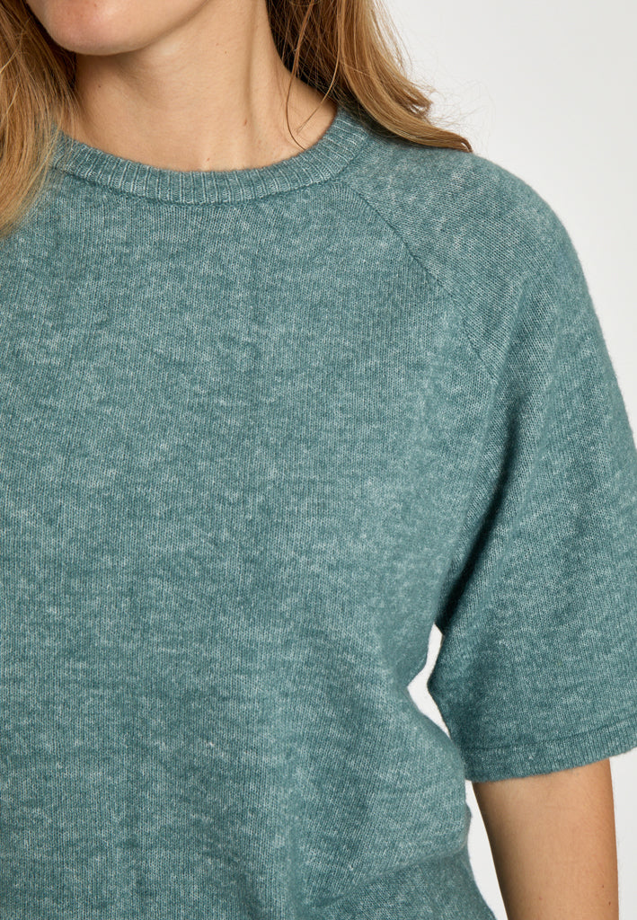 Peppercorn PCKate Knit Blouse Blouse 480M North Atlantic Mel.