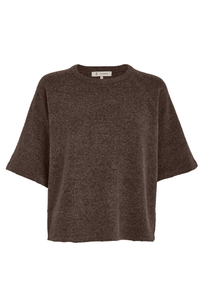 Peppercorn PCKate Knit Blouse Blouse 5050M Toffee melange