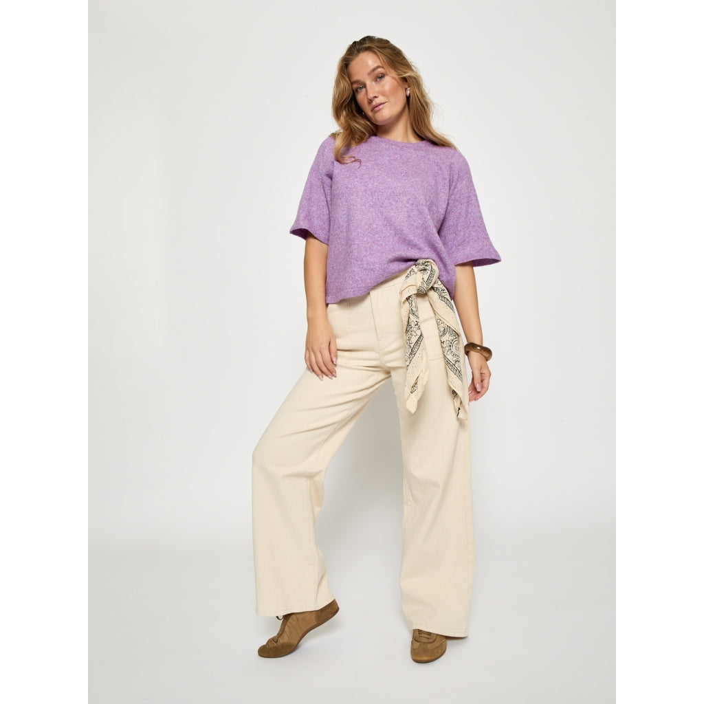 Peppercorn PCKate Knit Blouse Blouse 7605M Dewberry Lilac M