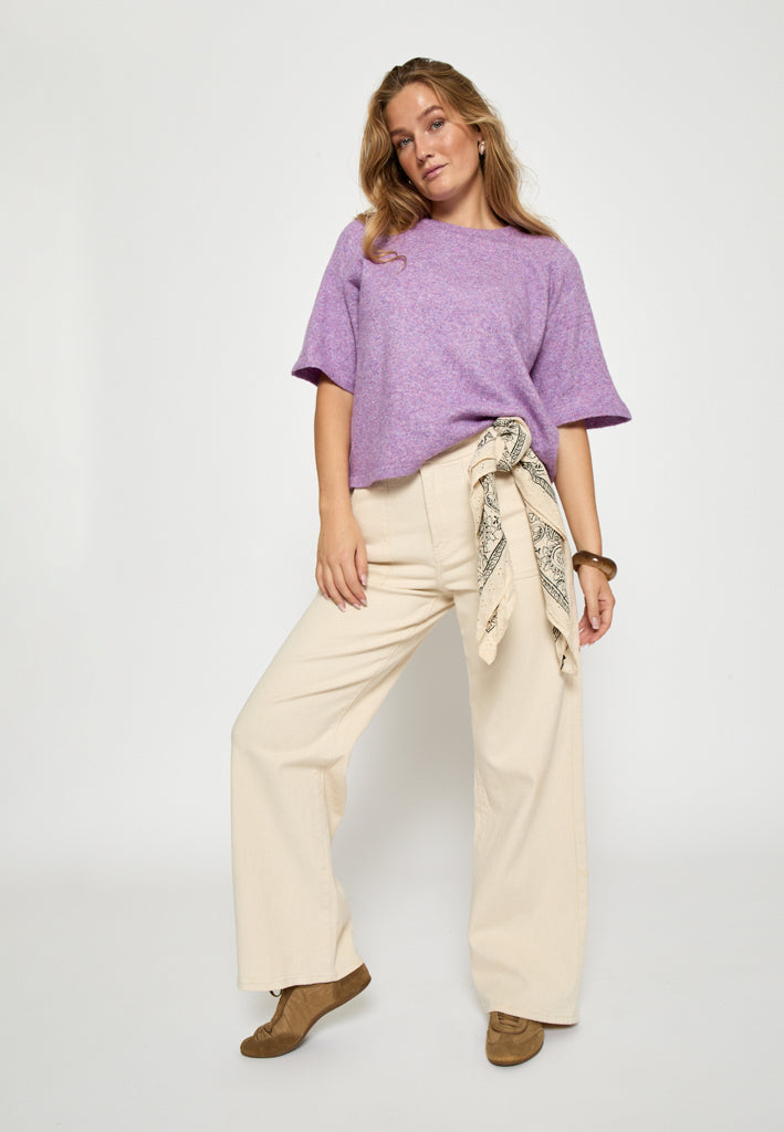 Peppercorn PCKate Knit Blouse Blouse 7605M Dewberry Lilac M