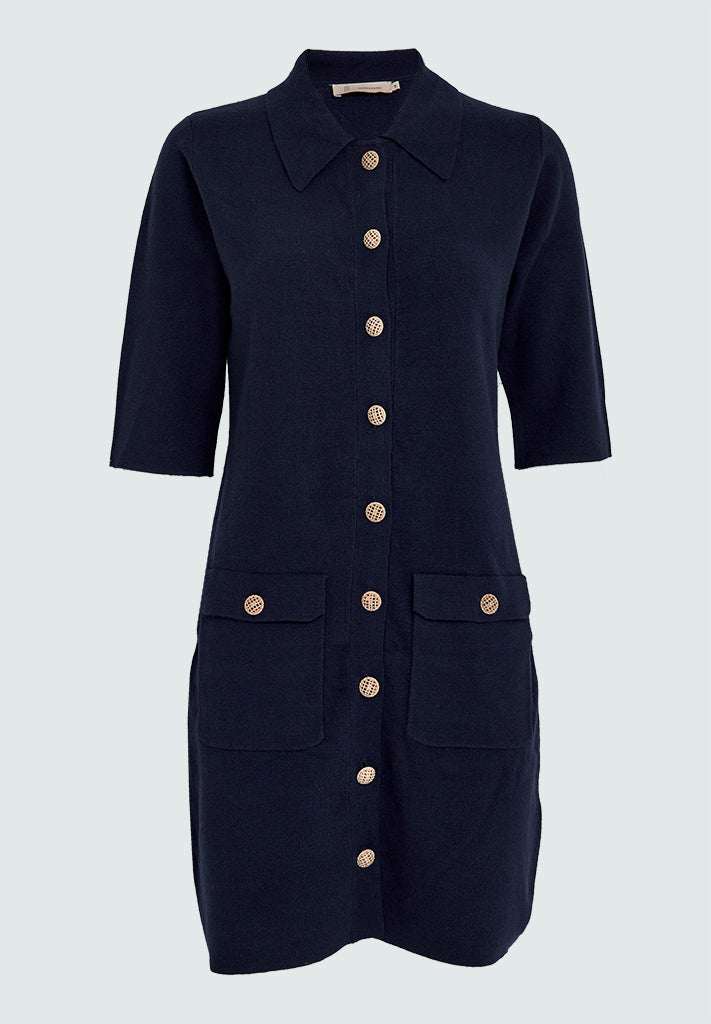 Peppercorn PCKaylee Knit Dress Dress 5270 Black Iris