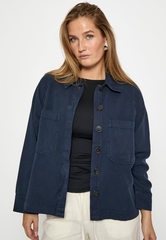 Peppercorn PCKelly Shirt Jacket Jacket 5270 Black Iris