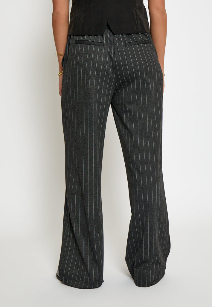 Peppercorn PCKendall GRS Pants Pant 127M Dark Grey Melange