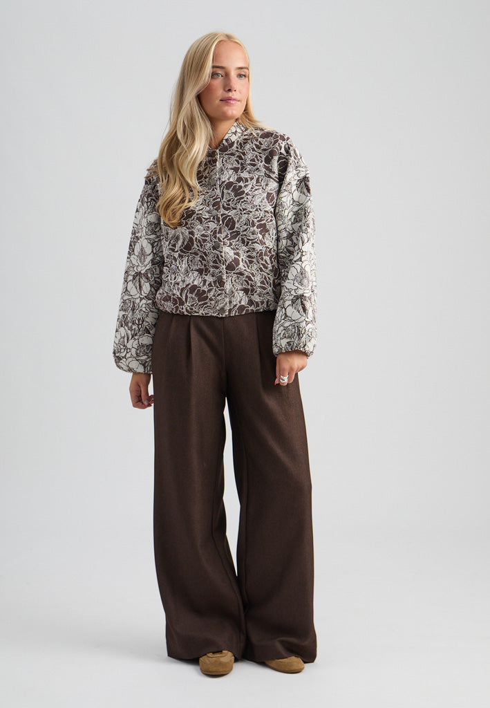Peppercorn PCKhloé jacket Jacket 3960J Java Brown Jacquard