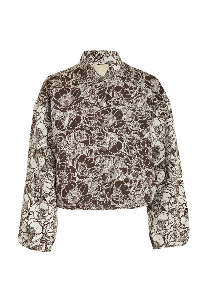 Peppercorn PCKhloé jacket Jacket 3960J Java Brown Jacquard
