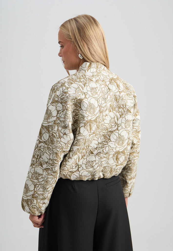 Peppercorn PCKhloé jacket Jacket 5050J Toffee Jacquard