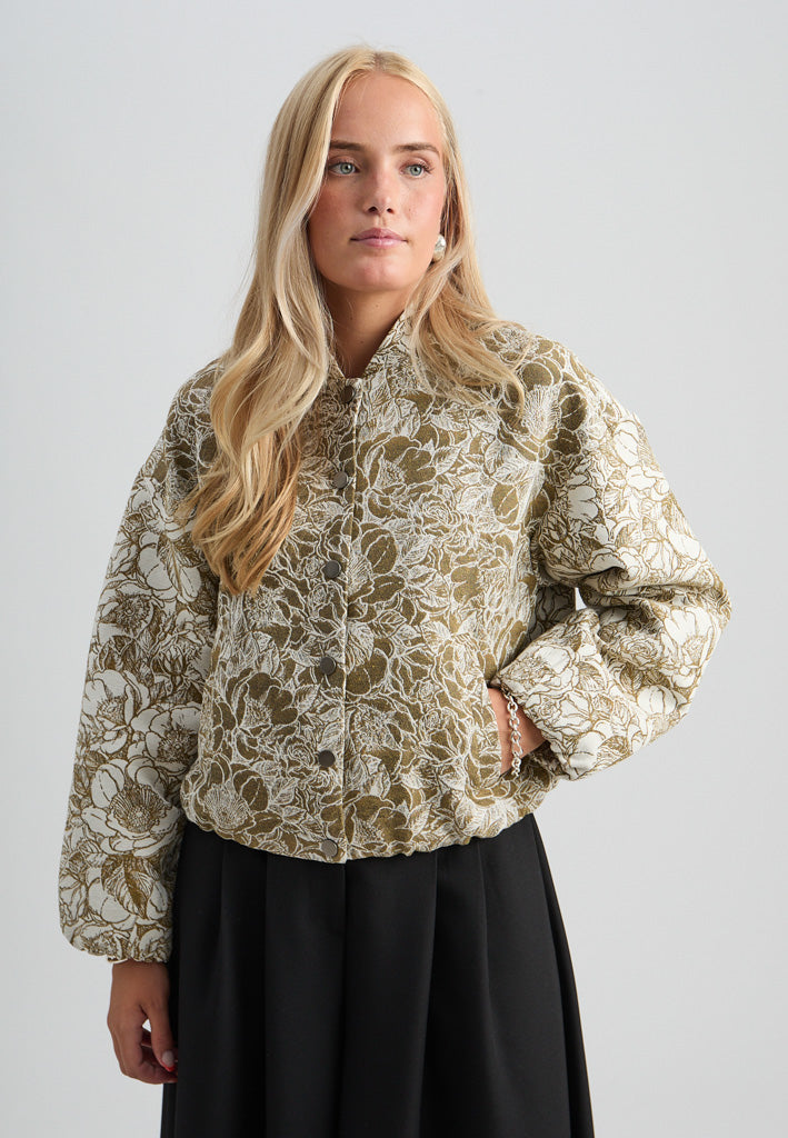 Peppercorn PCKhloé jacket Jacket 5050J Toffee Jacquard
