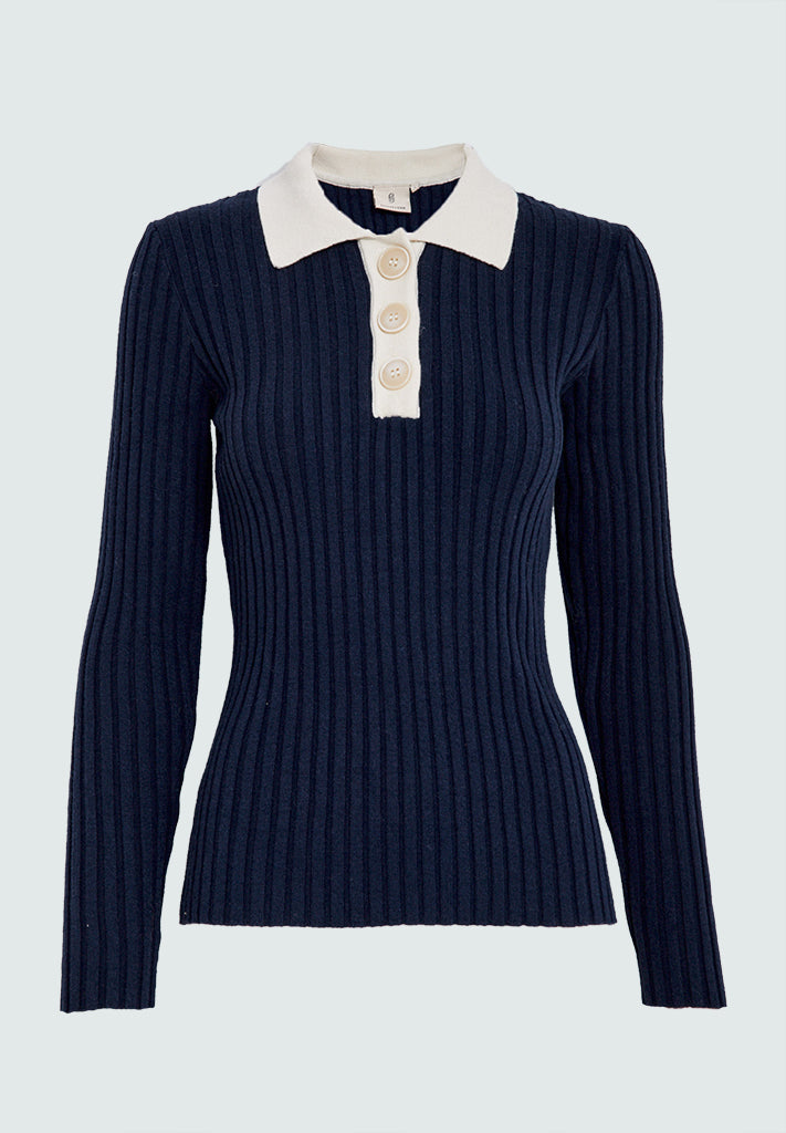 Peppercorn PCKimberly Knit Pullover Pullover 5270 Black Iris