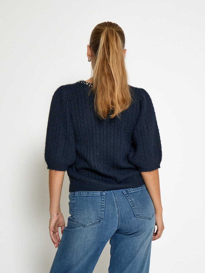 Peppercorn PCKira Knit Blouse Blouse 5270 Black Iris