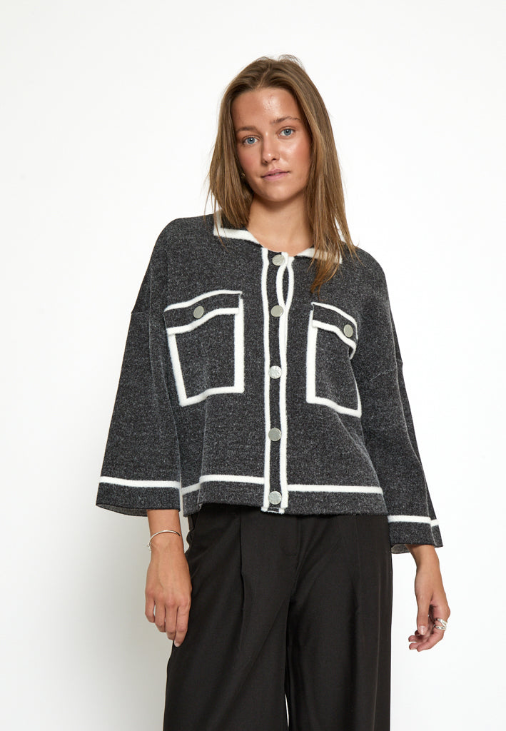 Peppercorn PCKylie Knit Cardigan Cardigans 9000 Black