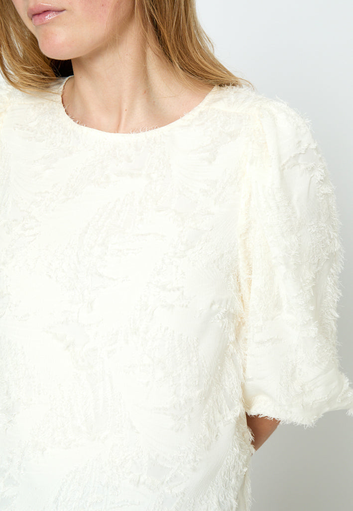 Peppercorn PCKylin Structure Blouse Blouse 0011 Gardenia