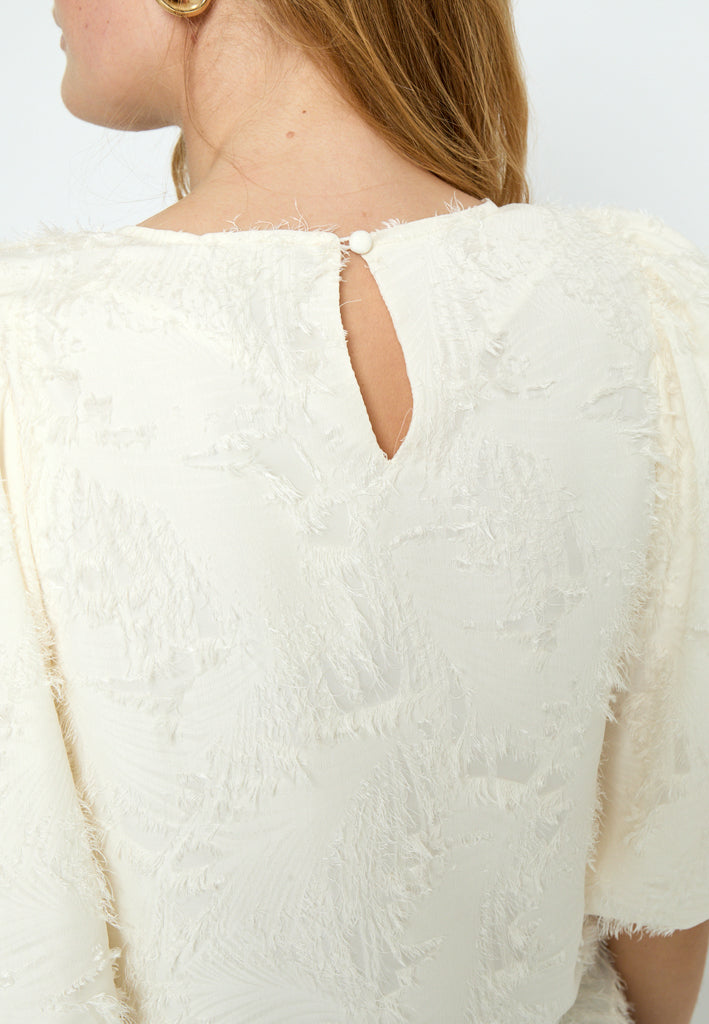 Peppercorn PCKylin Structure Blouse Blouse 0011 Gardenia