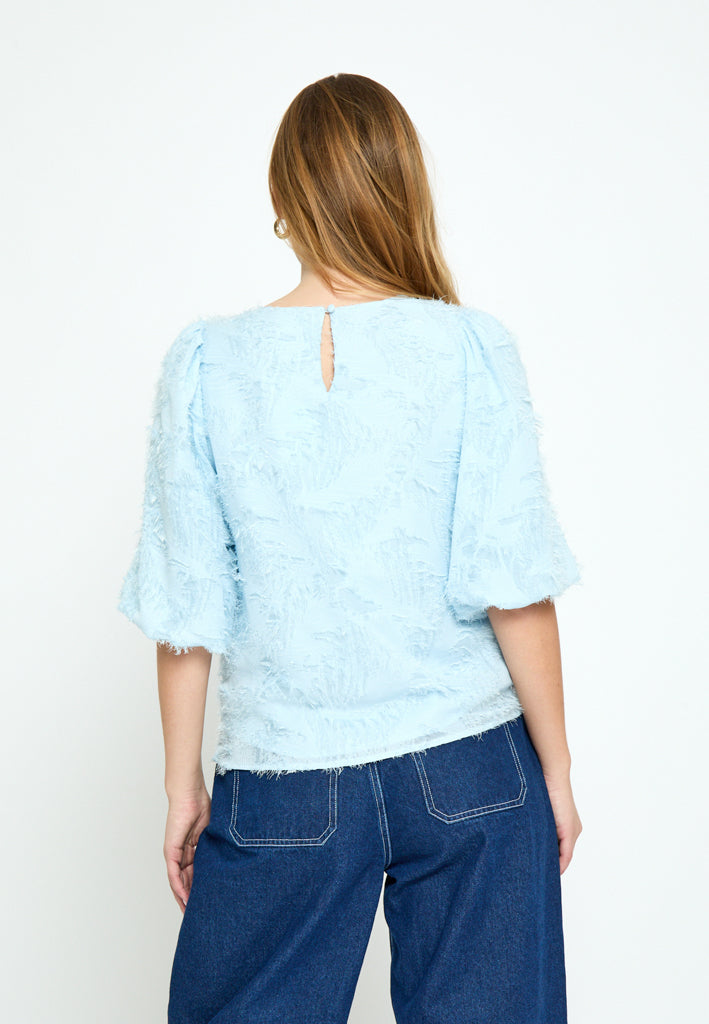 Peppercorn PCKylin Structure Blouse Blouse 1048 Ice Blue
