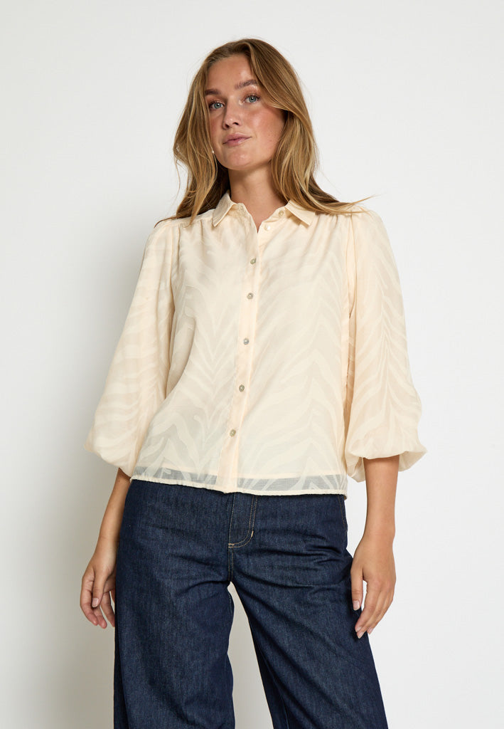 Peppercorn PCKyra Shirt Shirt 0202 Whitecap Grey