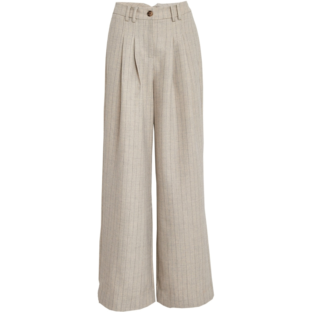 Peppercorn PCLainey HW Pant Pant 2206S Fog Sand Stripe
