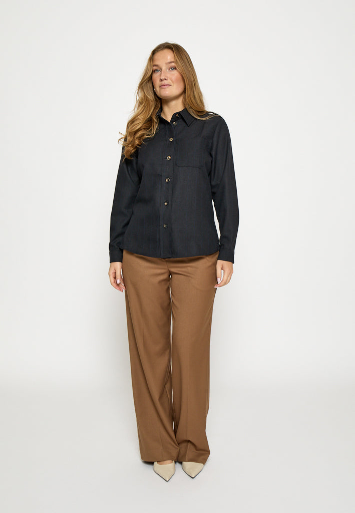 Peppercorn PCLainey Shirt Shirt 9000S Black Stripe