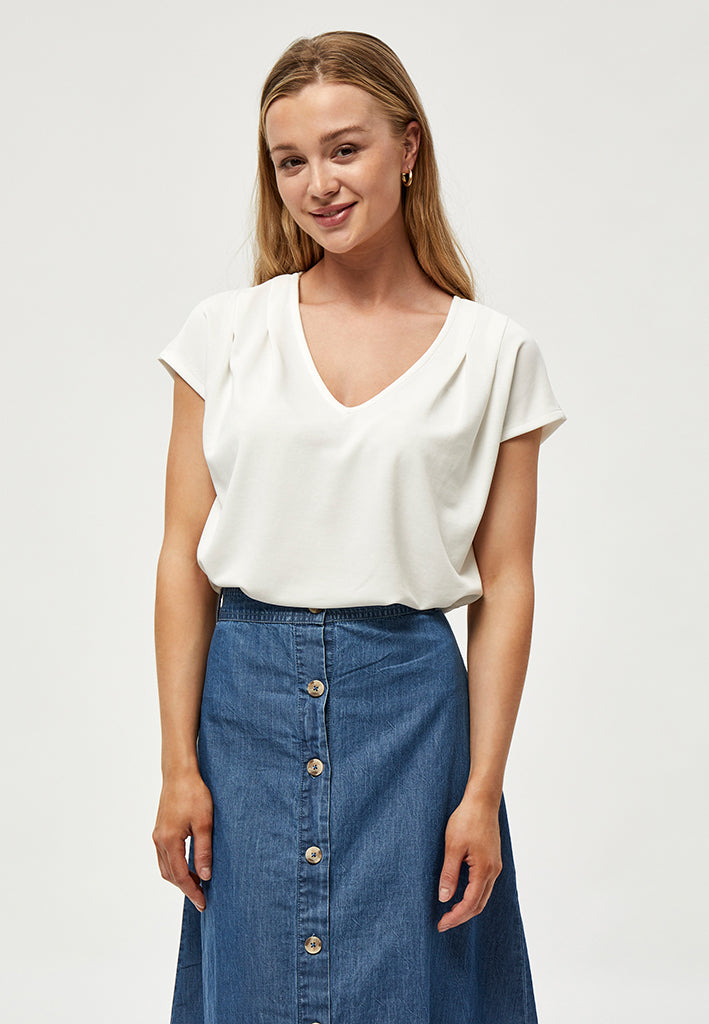 Peppercorn PCLana V T-Shirt T-Shirt 0265 Sandshell