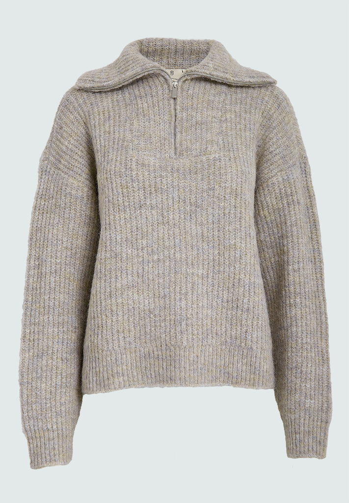 Peppercorn PCLiana GRS RWS Knit Pullover Pullover 2206M Fog Sand Mel.