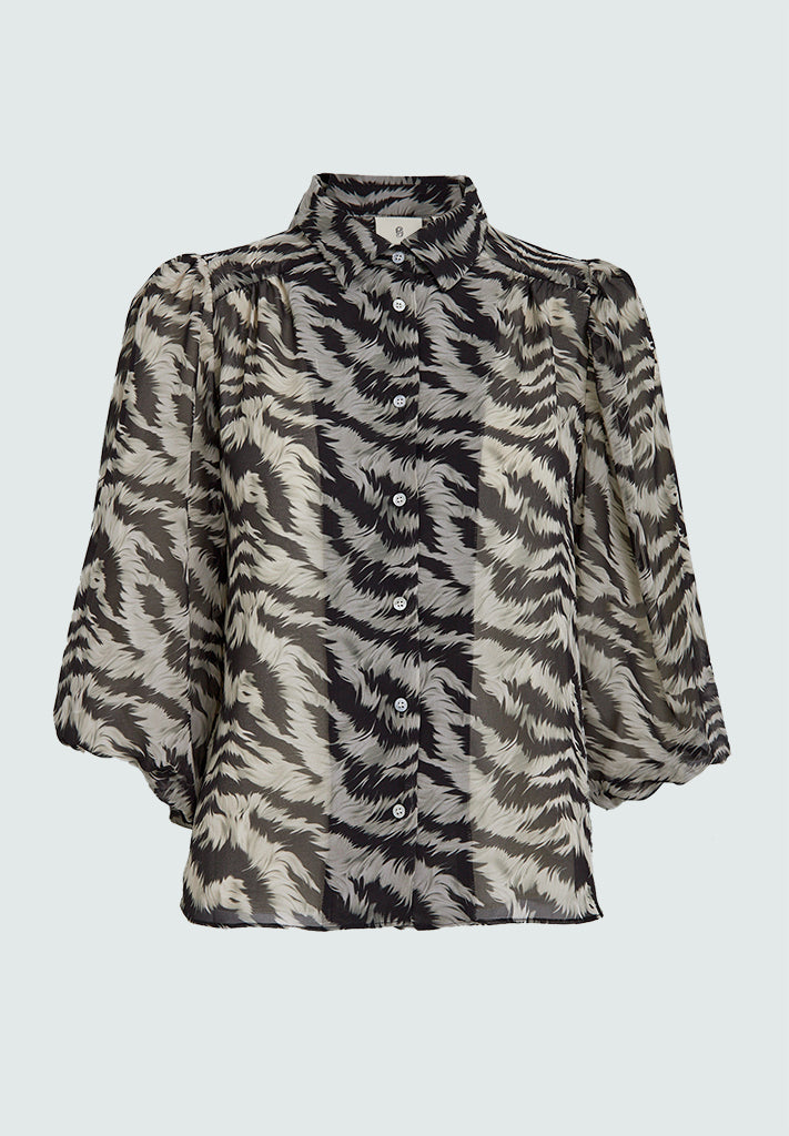 Peppercorn PCLima Shirt Shirt 2206P Fog Sand Print