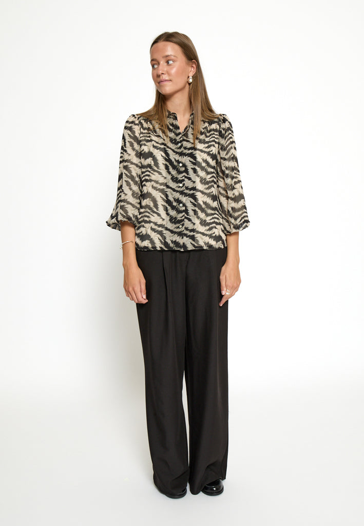 Peppercorn PCLima Shirt Shirt 2206P Fog Sand Print