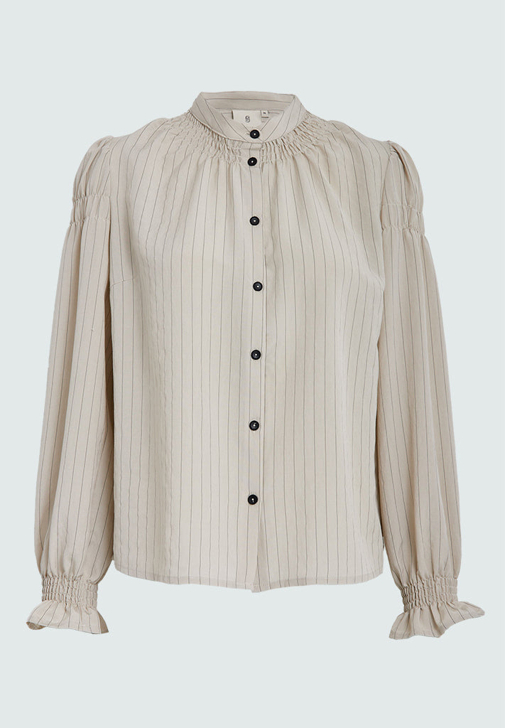 Peppercorn PCLina Shirt Shirt 2206S Fog Sand Stripe