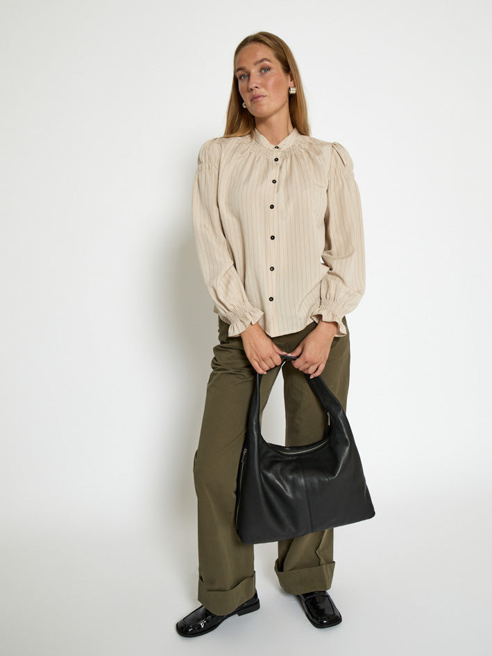 Peppercorn PCLina Shirt Shirt 2206S Fog Sand Stripe