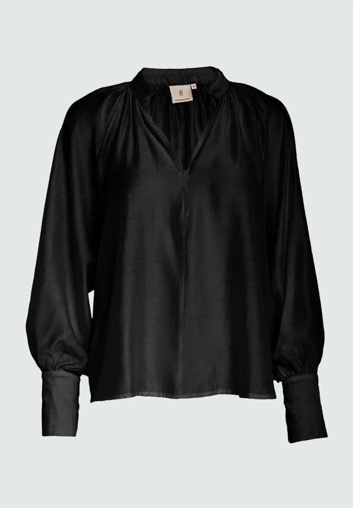 Peppercorn PCLindsey Blouse Blouse 9000 Black