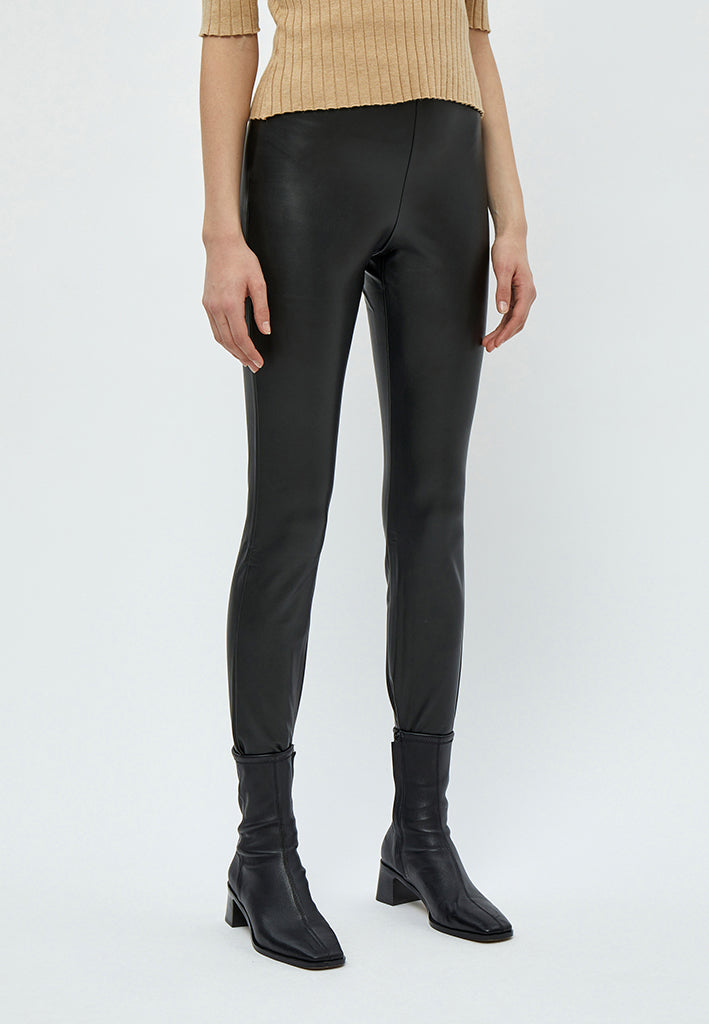 Peppercorn PCLinette PU Leggings Leggings 9000 Black