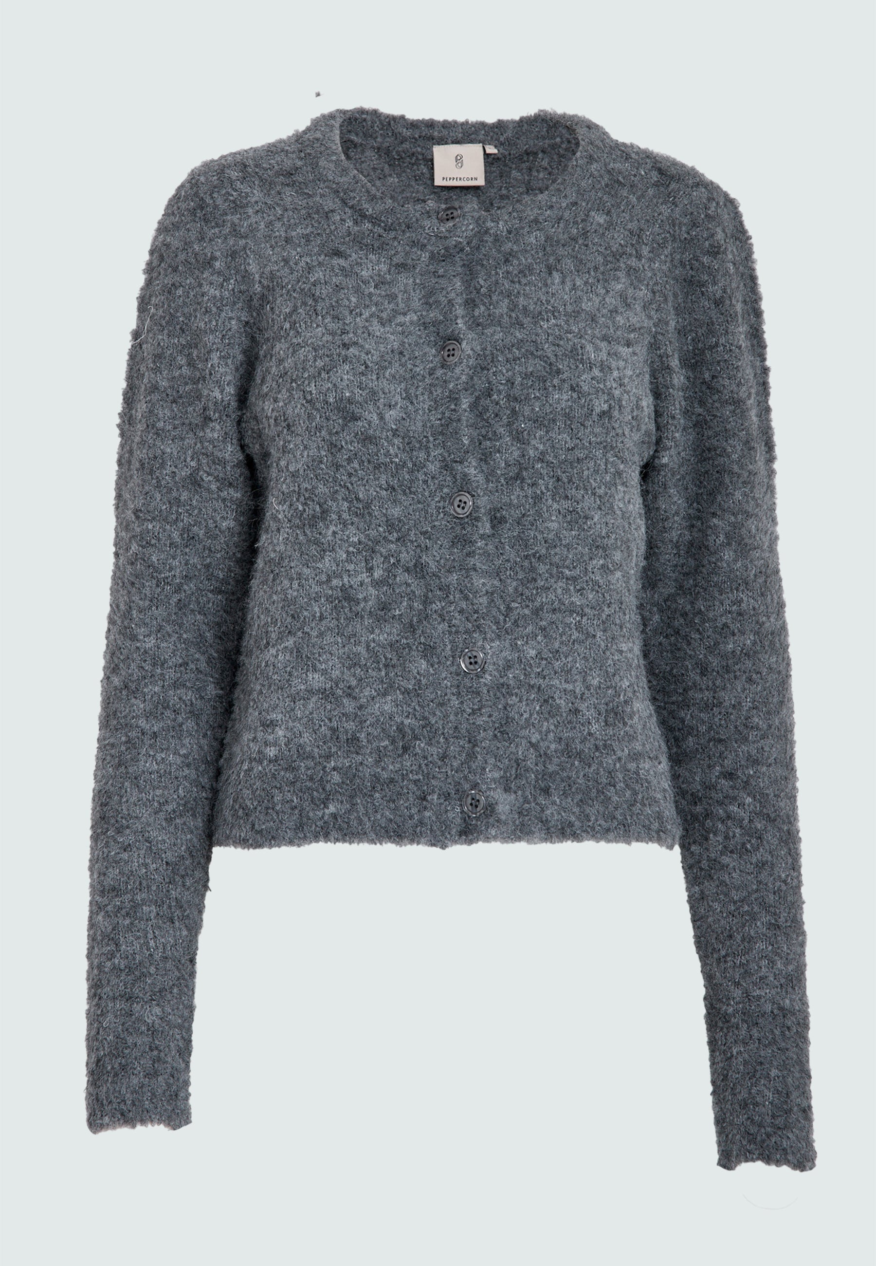Peppercorn PCLiss GRS RWS Cardigan Cardigans 126M Steel Grey Melange