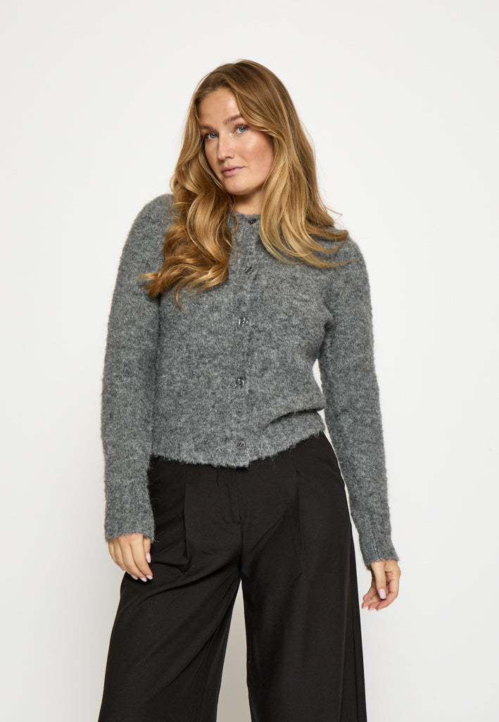 Peppercorn PCLiss GRS RWS Cardigan Cardigans 126M Steel Grey Melange