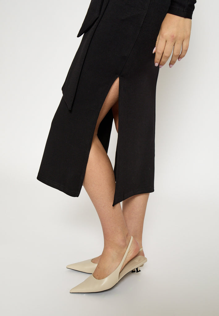 Peppercorn PCLizia Knot Dress Dress 9000 Black