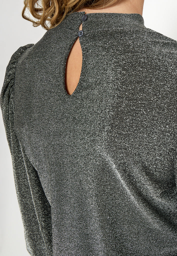Peppercorn PCLucina Blouse Blouse 112MET Light Grey Metal.
