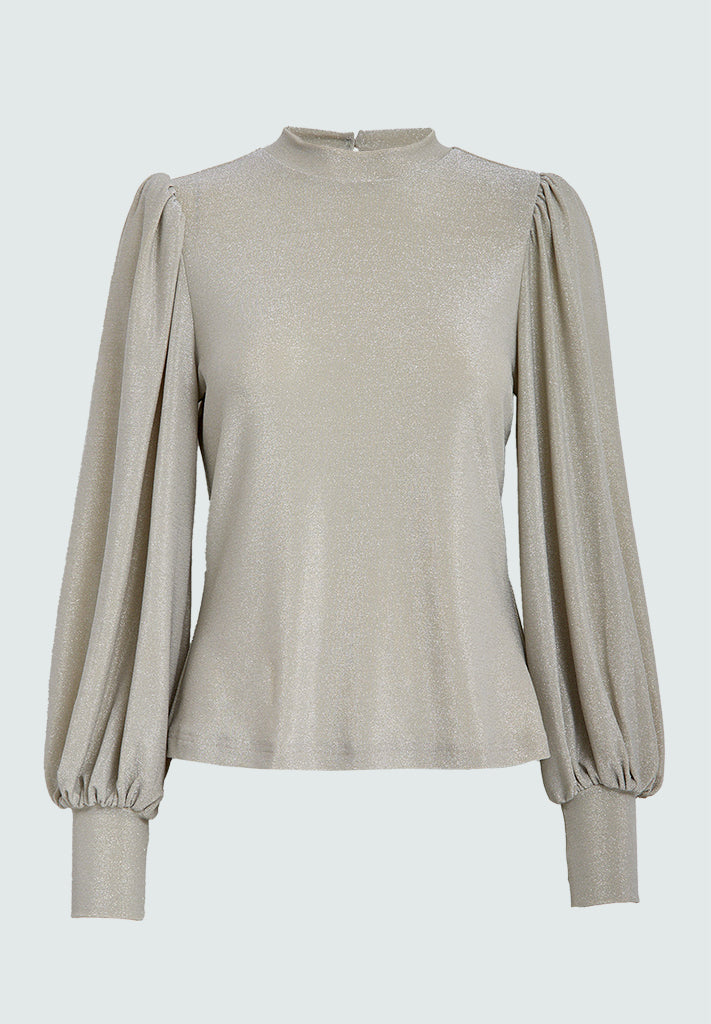 Peppercorn PCLucina Blouse Blouse 2206 Fog Sand Metal