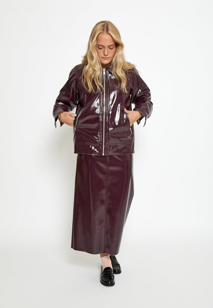 Peppercorn PCLucinda Vegan Jacket Jacket 0905 Tawny Port