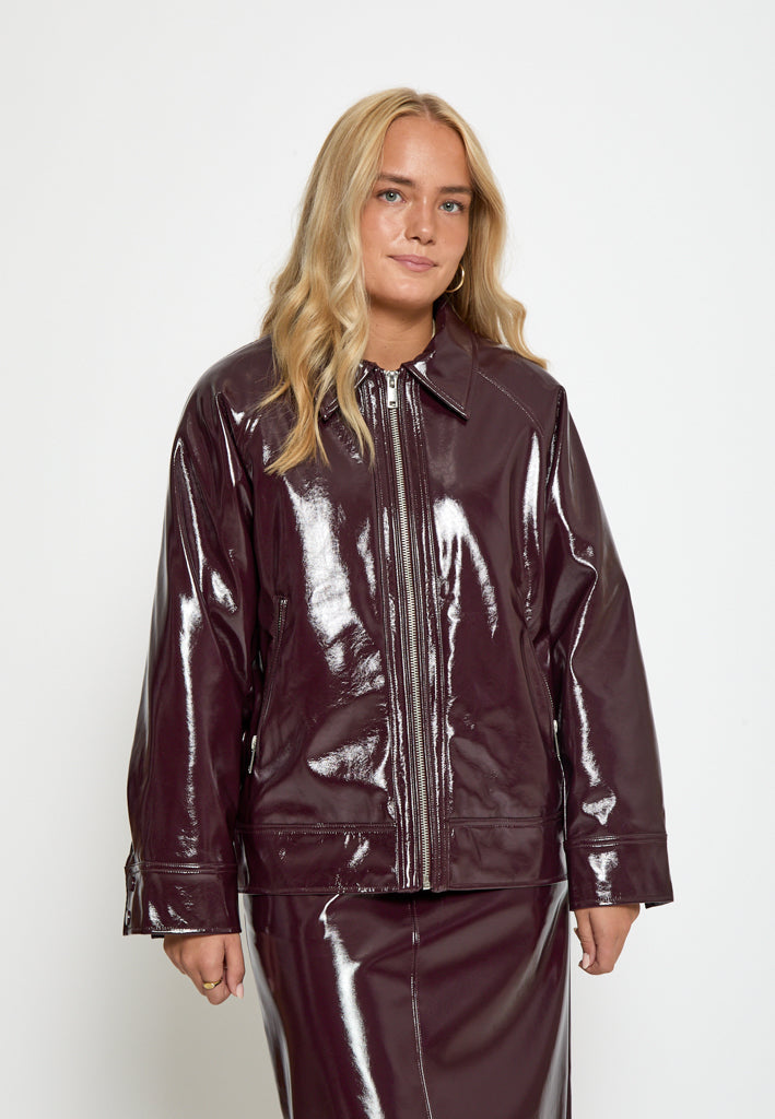 Peppercorn PCLucinda Vegan Jacket Jacket 0905 Tawny Port