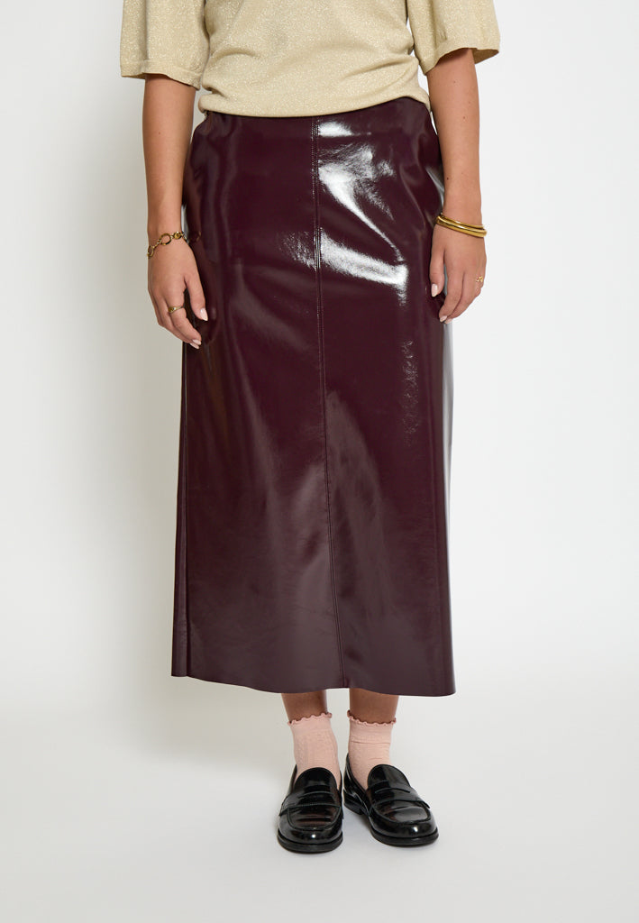 Peppercorn PCLucinda Vegan Skirt Skirt 0905 Tawny Port